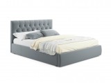 Мягкая кровать Verona 1800 серая с подъемным механизмом недорого