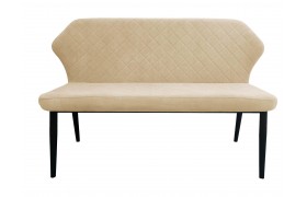 Банкетка DikLine 239 B03 BEIGE, опоры черные