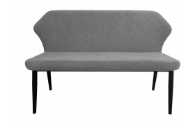 Банкетка DikLine 239 B22 GREY, опоры черные