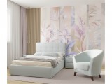 Мягкая кровать Selesta 1200 мята пастель с подъемным механизмом фото