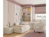 Мягкая кровать Milena 900 беж с подъемным механизмом и матрасом  недорого