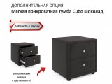 Мягкая кровать Selesta 1200 шоколад с ортопед.основанием купить