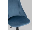 Кресло компьютерное Stool Group Сиана Велюр синий распродажа