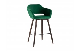Стул барный Stool Group Саймон Велюр темно-зеленый